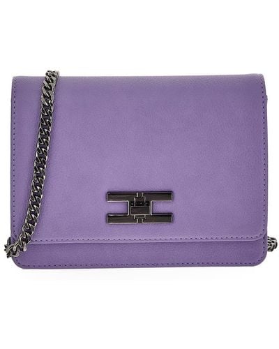 Elisabetta Franchi Cross Body Bag - Purple