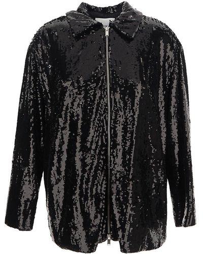 Erika Cavallini Semi Couture Sequin Jacket - Black