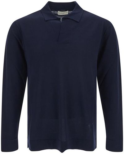 Ballantyne Polo Sweater - Blue