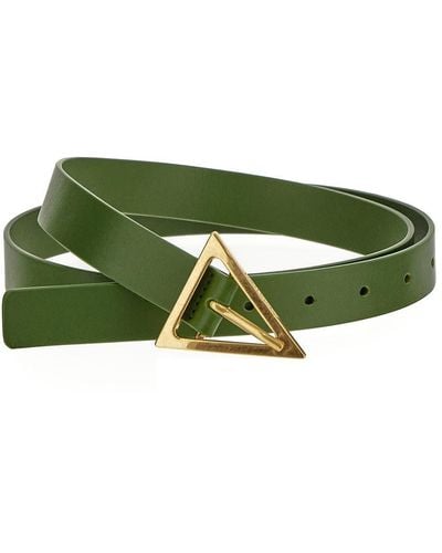Bottega Veneta Triangle Belt - Green