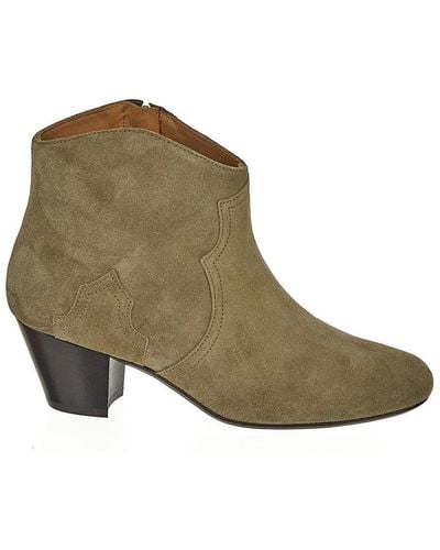 Isabel Marant Dicker Ankle Boots - Green