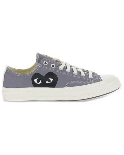 COMME DES GARÇONS PLAY Comme Des Garçons Play X Converse 70s Canvas Low-top Sneakers - Gray