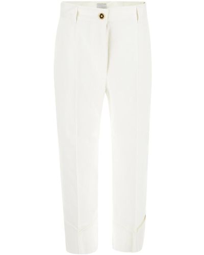 Patou Iconic Denim Pants - White