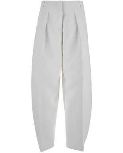 Jacquemus Le Pantalon Ovalo Trouser - White