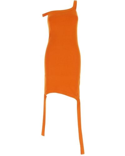 JW Anderson Deconstructed Dress - Orange