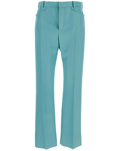 Tom Ford Wool Trousers - Blue