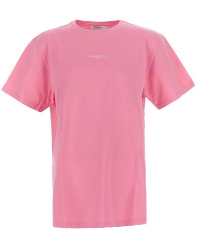 Maison Kitsuné Logo T-shirt - Pink