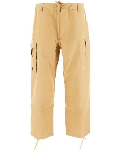 KENZO Cargo Workwear Pants - Natural