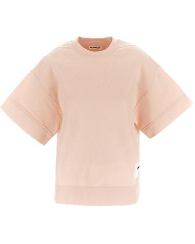 Jil Sander Cotton Sweatshirt - Natural