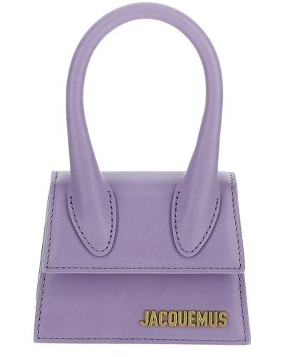 Jacquemus Le Chiquito Leather Top - Purple