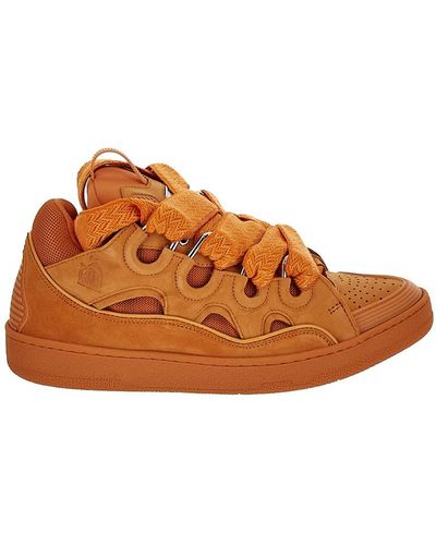 Lanvin Curb Sneakers - Orange