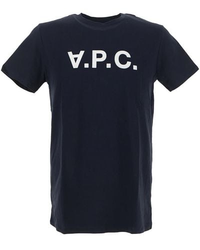 A.P.C. Vpc T-shirt Color - Blue