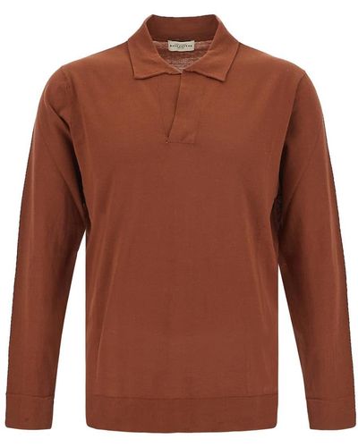 Ballantyne Polo Sweater - Brown