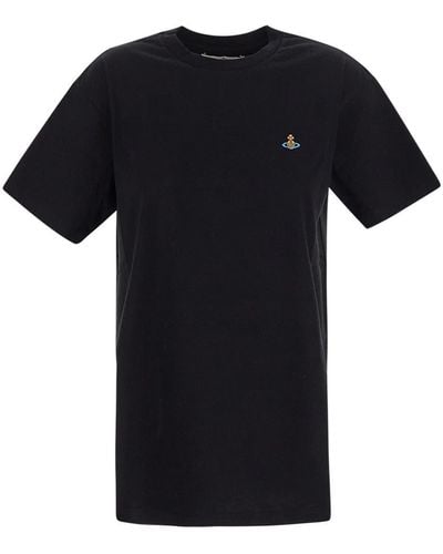 Vivienne Westwood Cotton Crew-Neck T-Shirt - Black