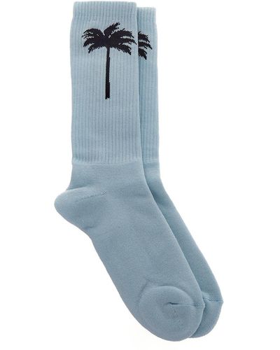 Palm Angels Palm Socks - Blue