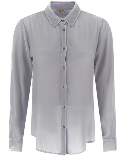 HER SHIRT HER DRESS Iris Shirt - Gray