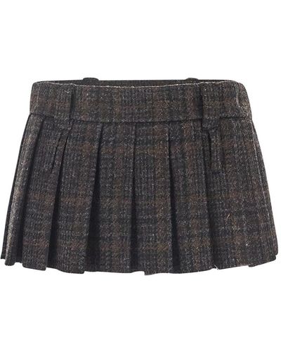Miu Miu Mini Skirt - Black