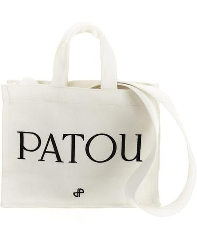Patou Small Tote Bag - White
