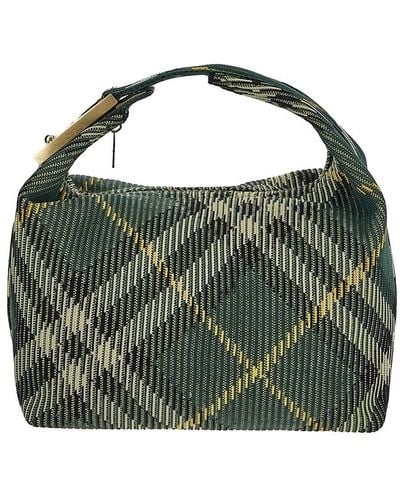 Burberry Medium Peg Duffle Bag - Green