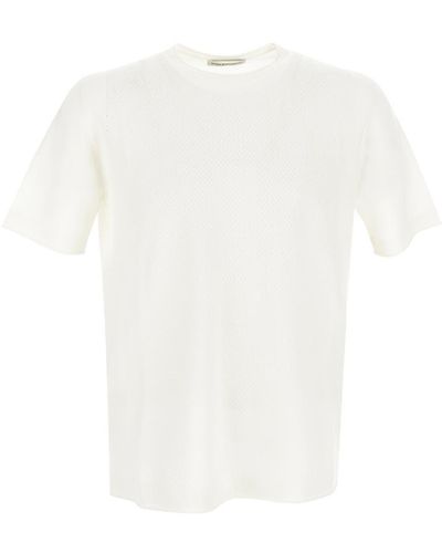 GOES BOTANICAL Perforated T-shirt - White