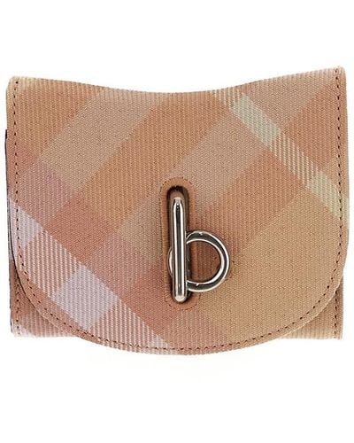 Burberry Tri-fold Wallet - Natural