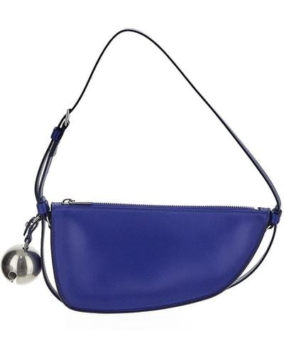 Burberry Mini Shield Sling Bag - Purple