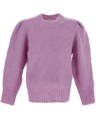 Isabel Marant Emma Mohair Knitwear - Purple
