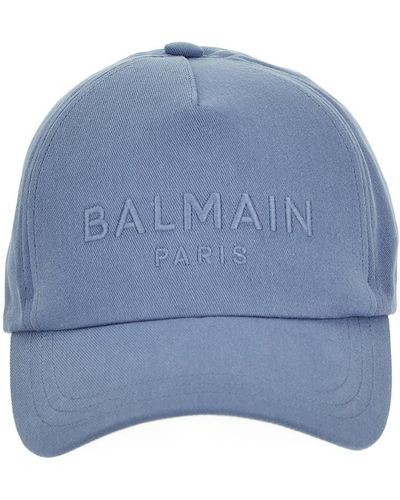 Balmain Logo Cap - Blue