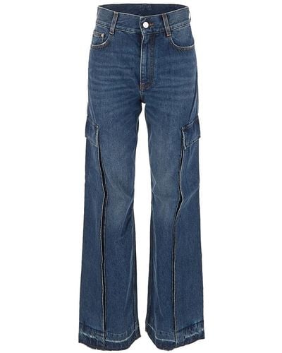 Stella McCartney Vintage Cargo Jeans - Blue
