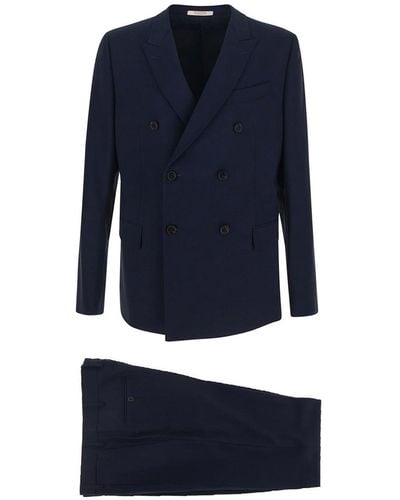 Valentino Navy Suit - Blue