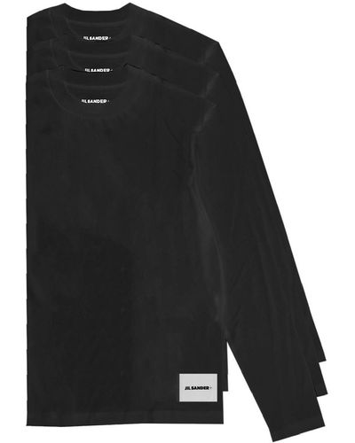 Jil Sander T-shirt Tri-pack - Black