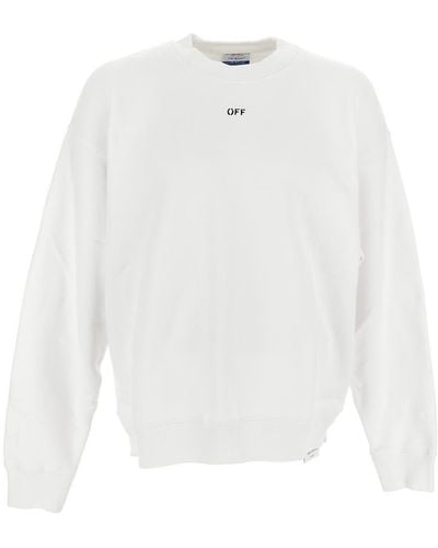 Off-White c/o Virgil Abloh Cotton Sweatshirt - White