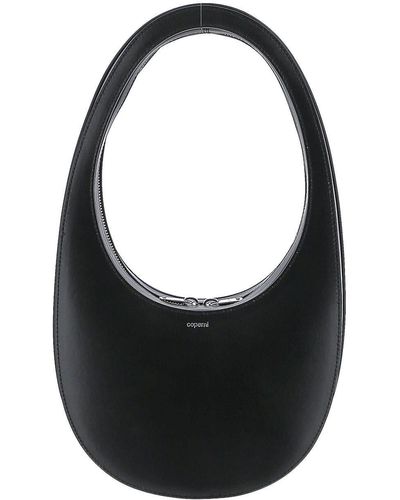 Coperni Swipe Leather Handbag - Black