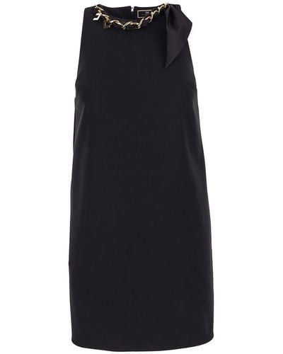 Elisabetta Franchi Sleeveless Dress - Black