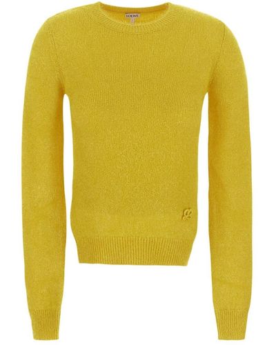 Loewe Sparkle Knit Jumper - Yellow