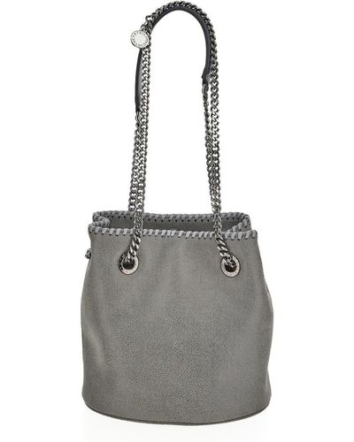 Stella McCartney Chain Strap Bucket Bag - Gray
