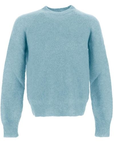 Dries Van Noten Melbourne Knit Sweater - Blue