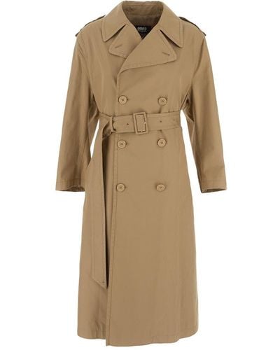 MM6 by Maison Martin Margiela Classic Trench - Natural
