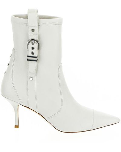 Stuart Weitzman Stuart Maverick 75 Bootie - White