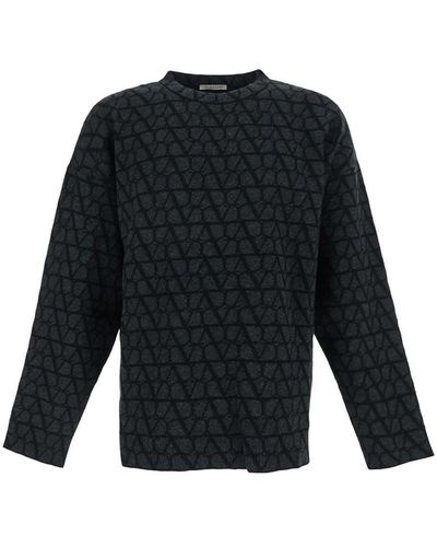 Valentino Toile Iconographe Pullover - Black