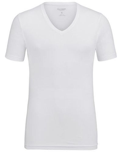 Olymp Level Five T-shirt Voor Eronder - Wit