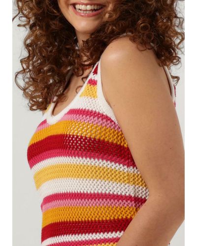 Colourful Rebel Maxikleid Alizee Crochette Stripe Maxi Dress - Mehrfarbig