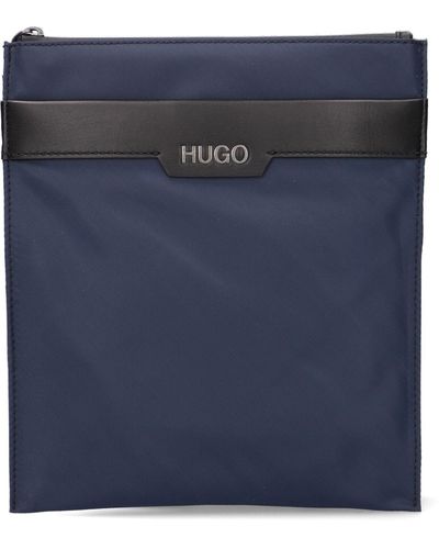 HUGO Reportertasche Luxown Zip - Blau