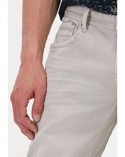 PME LEGEND Slim Fit Jeans Tailwheel Colored Sweat - Grau