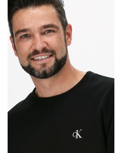 Calvin Klein Sweatshirt Ck Essential Reg Cn - Schwarz