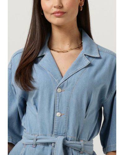 Scotch & Soda Jumpsuit Worked Out Denim Jumpsuit - Free Thinker - Blau