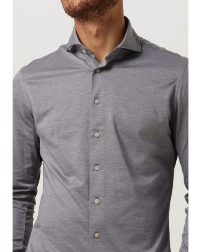 Profuomo Casual-oberhemd Shirt X-cutaway Sc Sf - Grau
