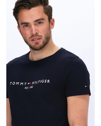 Tommy Hilfiger T-shirt Tommy Logo Tee - Grau