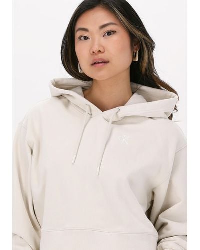 Calvin Klein Sweatshirt Two Tone Monogram Hoodie Nicht-gerade - Mehrfarbig