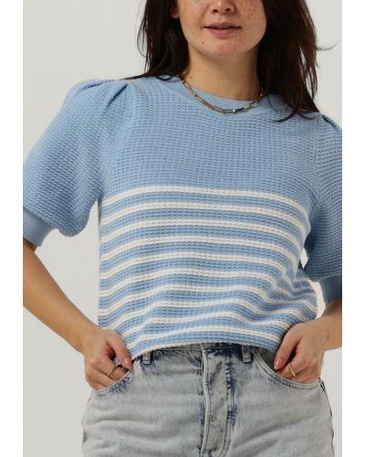 Minus Pullover Embia Knit T-shirt 2 - Blau